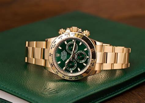 green face rolex gold|Rolex green face price.